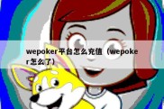 wepoker平台怎么充值（wepoker怎么了）